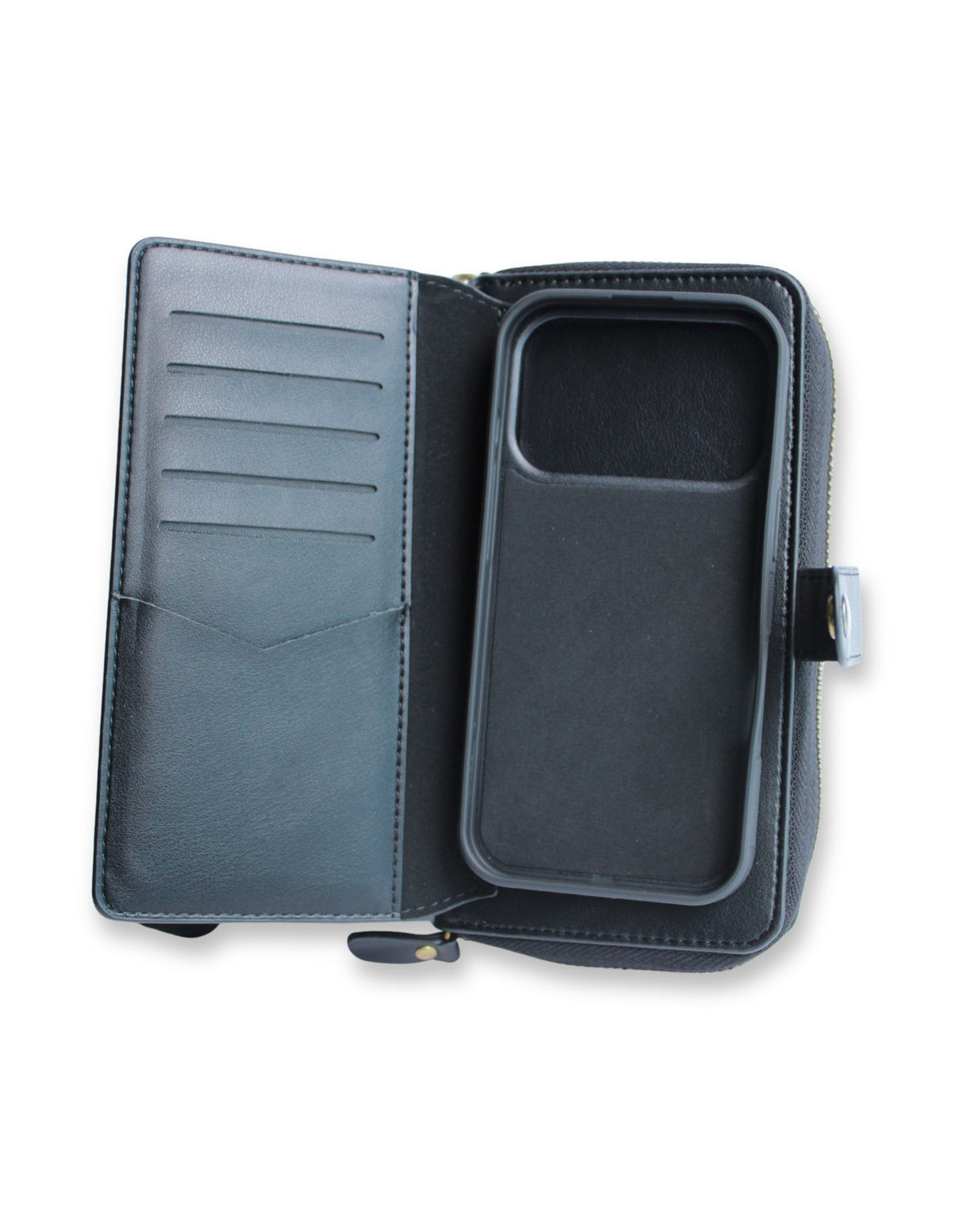Funda Tipo Cartera con Cierre y Tarjetero