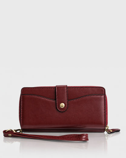 Funda Tipo Cartera con Cierre y Tarjetero