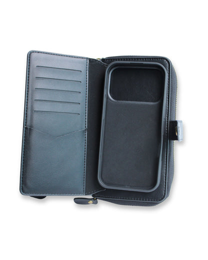Funda Tipo Cartera con Cierre y Tarjetero